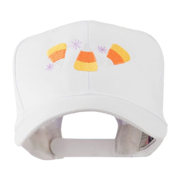 Halloween Candies Embroidered Cap - White OSFM