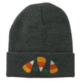 thumbnail image 1 of Halloween Candies Embroidered Long Beanie - Grey OSFM, 1 of 5