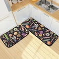 thumbnail image 1 of Halloween Candies Lollipop Kitchen Rugs 2 Pieces, Fun Cute Floor Mat Room Area Rug Washable Carpet Perfect for Living Room Bedroom Entryway, 1 of 7