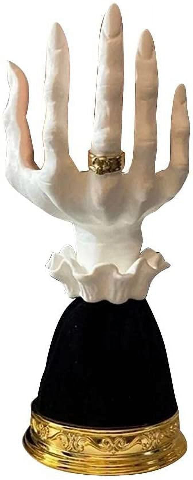 Halloween Candle Holder Ghost Witch Hand Shaped Resin Candlestick
