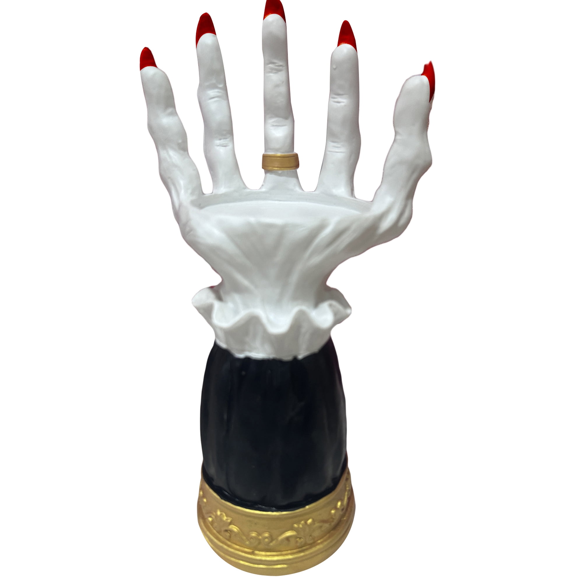 Halloween Candle Holder Ghost Witch Hand Shaped Resin Candlestick