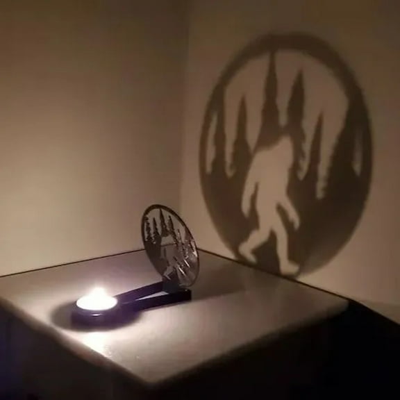 Halloween Candle Holder Table Decoration - Funny Shadow Stand () - A