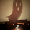 thumbnail image 1 of Halloween Candle Holder Table Decoration - Funny Shadow Stand (Ghost) - B, 1 of 4