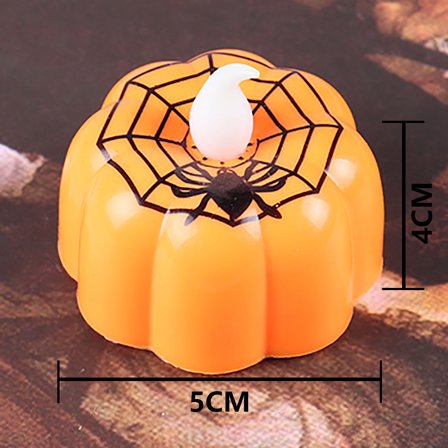 Halloween Candle Night Pumpkin Light Flickering LED Light Flameless Candle Special Party Home