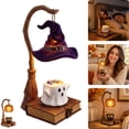 thumbnail image 1 of Halloween Candle Warmer Lamp Resin Craft Ornament Lamp Adjustable Brightness For Indoor Tabletop Display Home Decor,B, 1 of 6