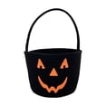 thumbnail image 1 of Halloween Candy Bag with Handle, 1 Pc Woven Storage Bucket Snack Basket for Home Organizer, Reusable Decorative Container for Daily Use and Gift Giving, Party Fall Decor for Home, 1 of 5