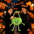 thumbnail image 1 of Halloween Candy Bag Reusable Cute Smiling Pumpkin Trick or Treat Bag Indoor Outdoor Fall Decro, 1 of 6