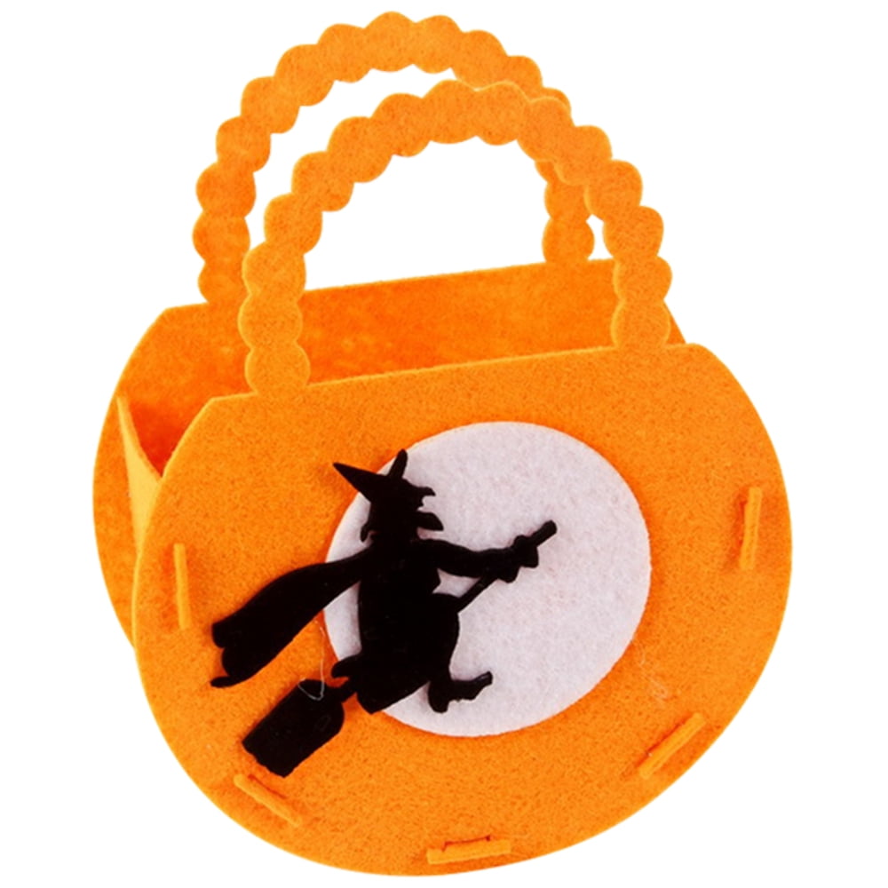 Halloween Candy Bags Pumpkin Bucket & Nonwoven Tote Bags Felt