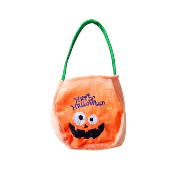 Halloween Candy Bags, Trick Or Treat Basket, 8X6 In, Small Basket with Handle, Halloween Bags for Student, Halloween Boo Basket Items, Halloween Goodies for Student, Halloween