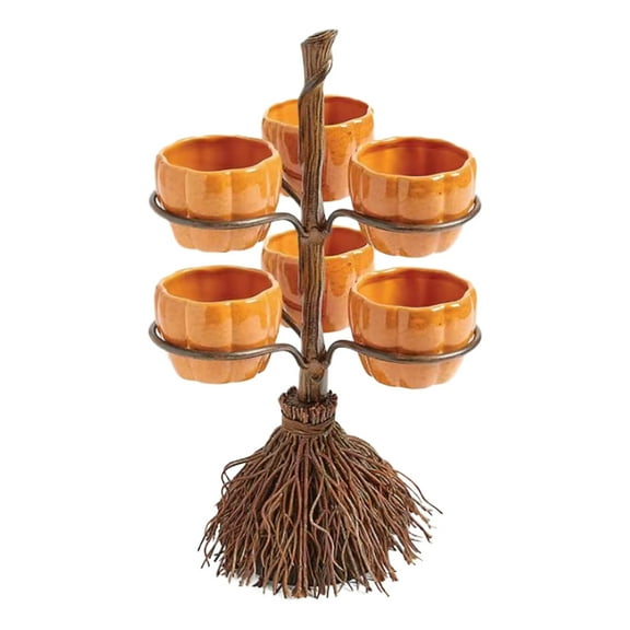 Halloween Candy Bowl Pumpkin Snack Bowl Stand Serving Dishes Food Candy Holder Party Dinnerware for Indoor Home Kitchen Decoration Supplies