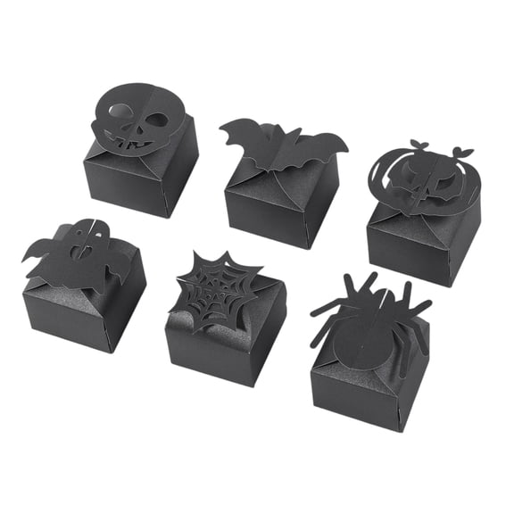 Halloween Candy Box Funny Paper Gift Box, Party Supplies Packaging Creative Candy Container 12Pcs Halloween Box For Spooky Gifts.