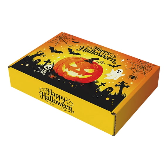 Halloween Candy Boxes Treat Box Halloween Airplane Box Gift Container for Holiday Treat Cookie Goodie Snack Packaging Party Favor 7.87"