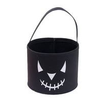 Halloween Candy Bucket, Cute Ghost Pumpkin Candy Bags Non-woven Halloween Candy Holder with Handle for Trick or Treats Halloween Party Supplies