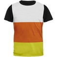 thumbnail image 1 of Halloween Candy Corn Costume All Over Mens Black Back T Shirt Multi X-LG, 1 of 1