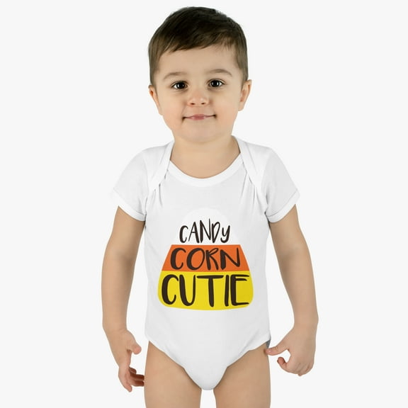 Halloween Candy Corn Cutie Baby  Newborn Bodysuit