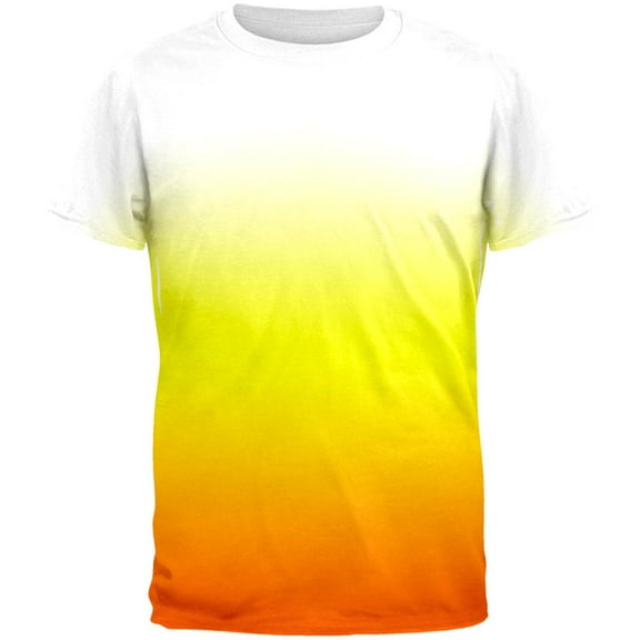 Halloween Candy Corn Ombre Costume All Over Mens T Shirt Multi 2XL