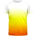thumbnail image 1 of Halloween Candy Corn Ombre Costume All Over Mens T Shirt Multi SM, 1 of 2