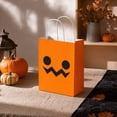 thumbnail image 1 of Halloween Candy Gift Bags,Pumpkin Style Kraft Paper Candy Goodie Bags with Handle,Perfect for Candy,Treats,and Party Favors, 1 of 5