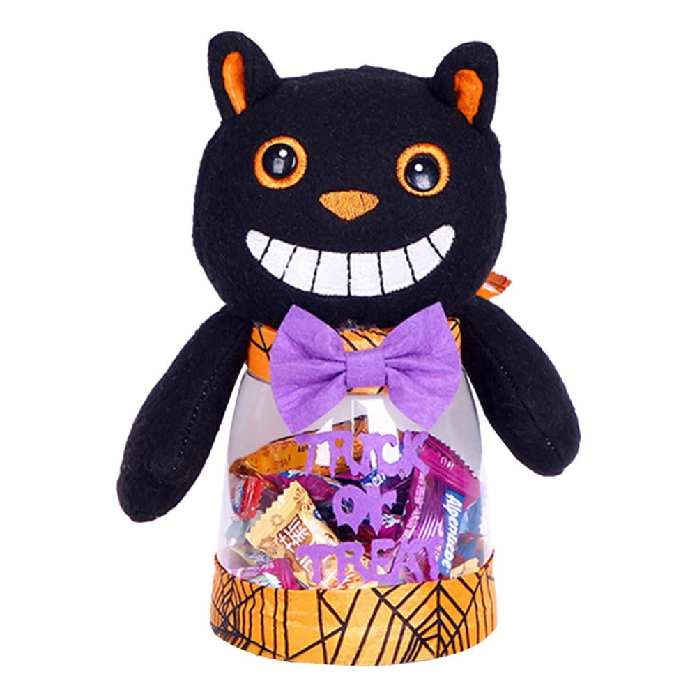Halloween Candy Jar Decorative Clear Halloween Jars with Lids