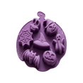 thumbnail image 1 of Halloween Candy Mold, Spooky Shapes Silicone Tray, Non-Stick Baking Mold for Chocolate & Gummy, Halloween Party Bakeware Supplies, 1 of 4