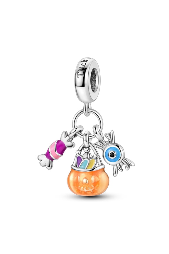 Halloween Candy Pendant Charm, Compatible with Most Bracelet, Charm for Bracelet