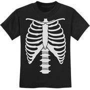 Halloween Candy Ribcage X-Ray Skeleton T-Shirt for Kids – Fun and Festive Candy-Filled Rib Cage Design, Easy Trick-or-Treat Costume