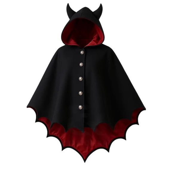 Halloween Cape, Bat Wing Cape, Cosplay Cape, Devil Cape Costume Halloween Bat Wing Cape Cosplay Cape Demon Costume for Party Dress Up Halloween Celebration Cosplay Contest and Festive Photos