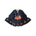 thumbnail image 1 of Halloween Cape Velvet Cloak Pumpkin Witch Bat Costumes Wizard 4-5 Years, 1 of 8