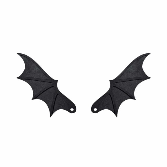 Halloween Car Accessories - Bats Wing License Plate Decoration, Sturdy Wooden Plate Accessory, 6.88x4.52 Inch, Outdoor Auto Decor for Suv Truck Sedan, Spooky Halloween Party