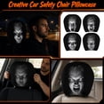 thumbnail image 1 of Halloween Car Decorations 2 Pack Spooky Car Headrest Pillow 11X10 Inch Halloween Car Accessories for Spooky Car Interior Halloween Decor, 1 of 9