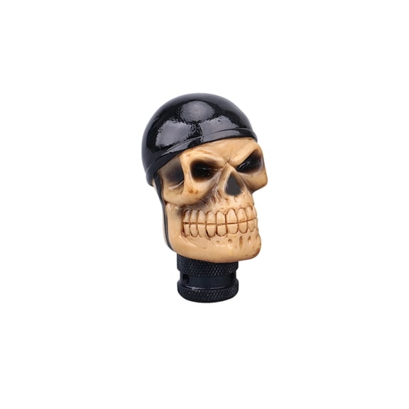 Halloween Car Decorations Skull Gear Shift Knob 4 X 2.5 Inch Spooky Gothic Car Interior Accessories for Manual Automatic Vehicles 1 Pack with Mounting Hardware