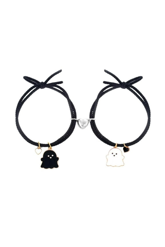 Halloween Cartoon Ghost Pendant Braided Bracelet Gifts Jewelry Hot W8G6