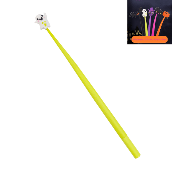 Halloween Cartoon Shaker Gel Pens, 0.5 mm Fine Point Smooth Writing Stationery, Fun Holiday Back to School Student Party Favor Gifts