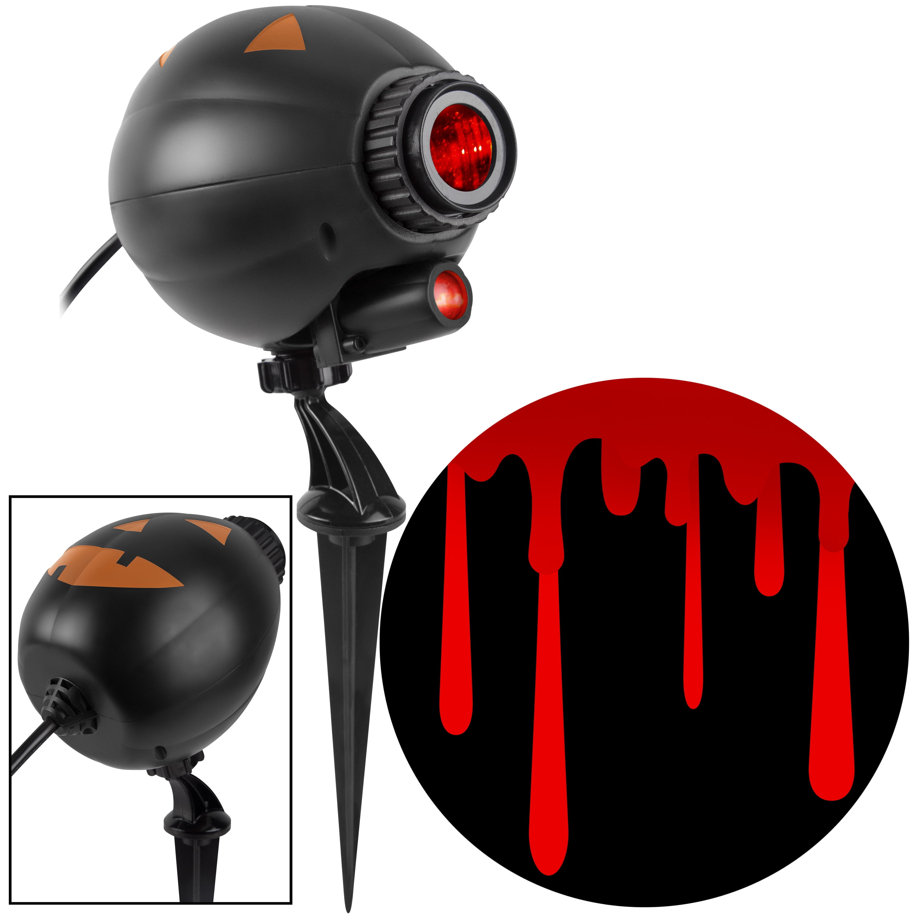 Halloween Cascading LED Red Blood Drip Effect Projector Lights, by Lightshow