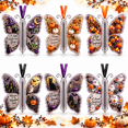 thumbnail image 1 of Halloween Cash Gift Ornament, 6Pcs Butterfly Acrylic Money Holder for Cash, Clear Xmas Tree Hanging Decoration, Unique Stocking Stuffer Money Gift, 1 of 8