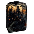 thumbnail image 1 of Halloween Castle Polyester Shoe Box Organizer - 23x31cm/9x12in Closet Storage Container, 1 of 7