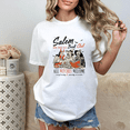 thumbnail image 1 of Halloween Casual short sleeve Witches Book Club Graphic Tee T Shirt Top Literary Design White S-5XL, 1 of 4
