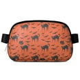 thumbnail image 1 of Halloween Cat & Bat Pattern Cute Fanny Packs for Women,Travel Waterproof Crossbody Fanny Bags Waist Purse for Women Anti Theft Adjustable Strap for Running Travel Cycling, 1 of 4