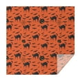 thumbnail image 1 of Halloween Cat & Bat Pattern Square Tablecloth,Waterproof Square Table Cover,Wipeable Spillproof Washable Table Cover for Home Kitchen Party Decor 60"x60"(152x152cm), 1 of 6