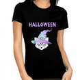 thumbnail image 1 of Halloween Cat Halloween Shirts for Women Cat Shirts Womens Halloween Shirts Halloween Clothes for Women, 1 of 6