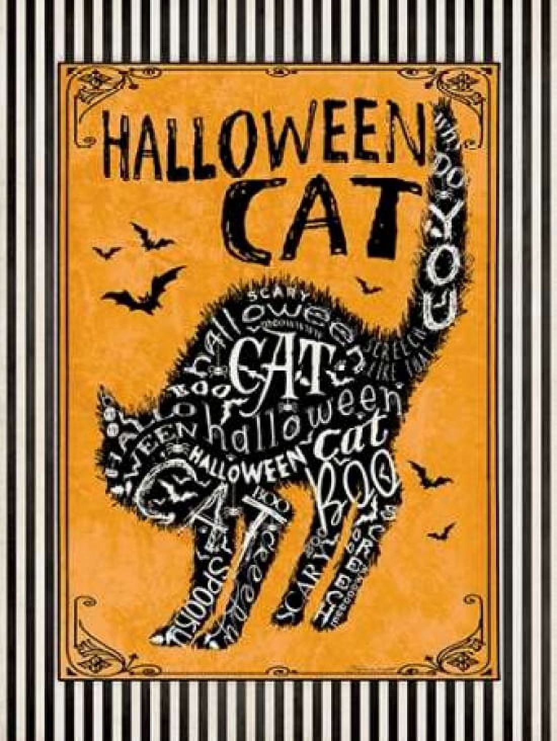 Halloween Cat I Canvas Art - Stephanie Marrott (18 x 24)