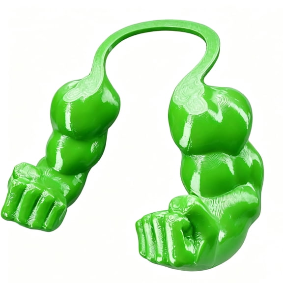 Halloween Cat Muscle Superhero Arms, 3D Printed Cat Muscle Arms Cosplay Accessory, Lightweight Neck Hanging Halloween Outfit, Ideal Photo Prop for Cats & Dog, Green