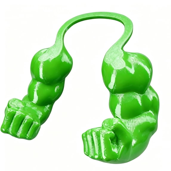 Halloween Cat Muscle Superhero Arms, 3D Printed Cat Muscle Arms Cosplay Accessory, Lightweight Neck Hanging Halloween Outfit, Ideal Photo Prop for Cats & Dog, Green
