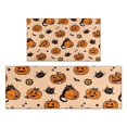 thumbnail image 1 of Halloween Cat and Pumpkin Pattern Kitchen Rugs Sets Of 2,Anti Fatigue Kitchen Mat Rugs Non Slip Washable,Decorative Kitchen Floor Mats for Kitchen,Sink,Laundry,17"x30"+17"x47", 1 of 7