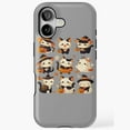 thumbnail image 1 of Halloween Cat Squad Cute Design Compatible Phone Case for iPhone 11–17 Pro Max, 1 of 2