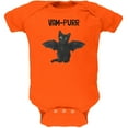 thumbnail image 1 of Halloween Cat Vampire Vam-purr Orange Soft Baby One Piece - 24 month, 1 of 1