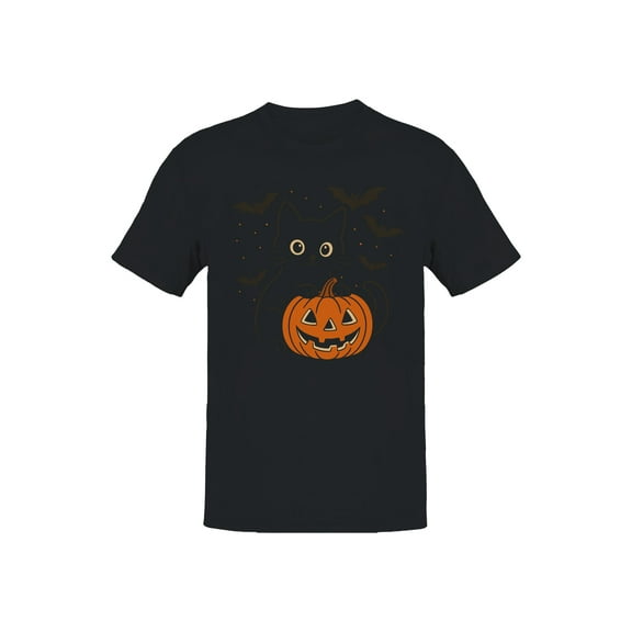 Halloween Cat with Pumpkin Women's T-shirt