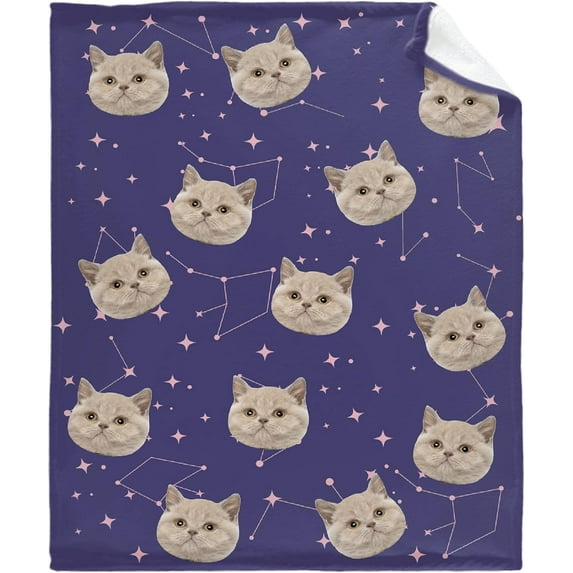 Halloween Cats Flannel Fleece Blanket Throw Couch Microfiber Soft Cozy Lightweight Luxury Bed Blanket for Teen