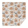 thumbnail image 1 of Halloween Cats and Pumpkins Pattern Square Tablecloth,Waterproof Square Table Cover,Wipeable Spillproof Washable Table Cover for Home Kitchen Party Decor 52"x52"(132x132cm), 1 of 6