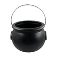 thumbnail image 1 of Halloween Cauldron,Black Plastic Witch Cauldron Kettle Halloween Pot Candy Holder,Witch Cauldron Pot Bucket Ornament for Halloween Party Favors Decorations Trick Or Treat Home Table Mantle Indoor, 1 of 9